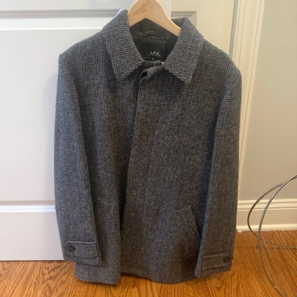 A.P.C. Harris Tweed Coat Size XS - Mint Condition